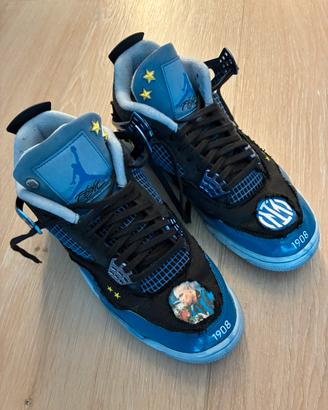 Sneaker nike air Jordan 4 x Inter Ronaldo