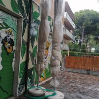 OMBRELLONE 5000x5000mm da esterno con piantana in