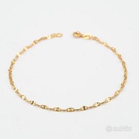 Bracciale in oro giallo 18 kt gold bracelet E.64
