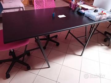 tavolo con cavalletti