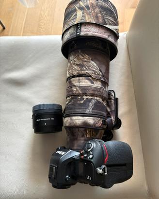 fotocamera Nikon Z8 + 180-600 + TC2x + Lente + Rol