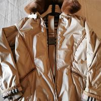 Giubbotto piumino burberry con pelliccia