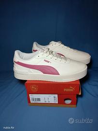 puma hula jr bianche e rosa fucsia - N 37 (Nuove)