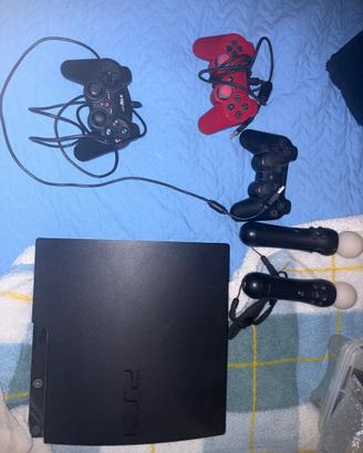 Ps3 e 3 joystick e molti giochi