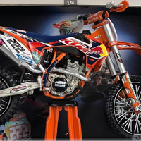 MODELLINO CROSS KTM SXF 350 2014 TONY CAIROLI 1:12
