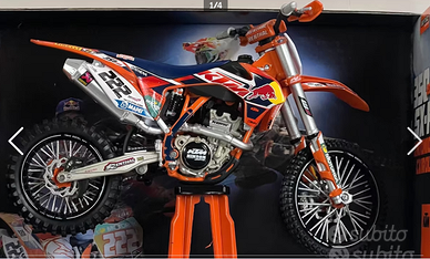 MODELLINO CROSS KTM SXF 350 2014 TONY CAIROLI 1:12