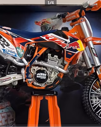 MODELLINO CROSS KTM SXF 350 2014 TONY CAIROLI 1:12