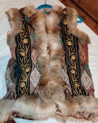 Gilet  in pelliccia (giacca) tg xs