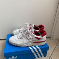 scarpe new balance 550 rosse e bianche
