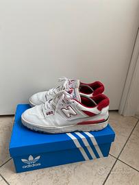 scarpe new balance 550 rosse e bianche