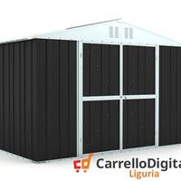 Box giardino lamiera zincata 327x155 nero