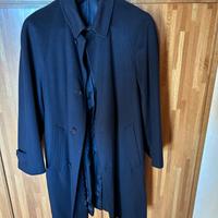 cappotto in cachemere blu