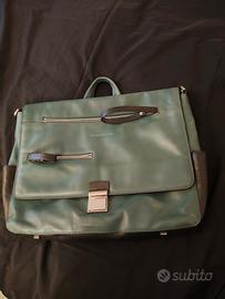 PIQUADRO NUOVISSIMA PELLE VERDE E NERO 