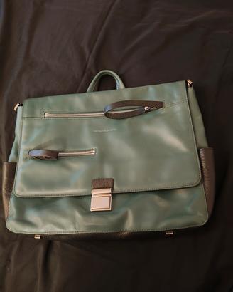 PIQUADRO NUOVISSIMA PELLE VERDE E NERO 