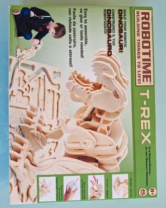 T-Rex in legno Robotizzato