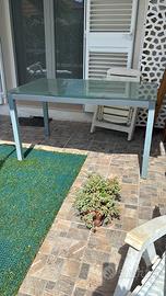 Tavolo Cristallo allungabile