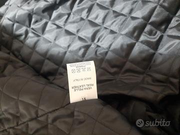 Giubbotto bomber di vera pelle