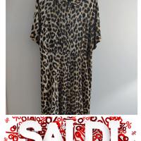 SALDI: Maxi vestito leopardato H&M taglia L