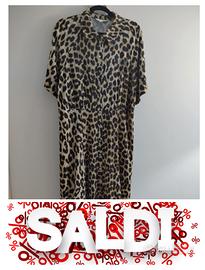 SALDI: Maxi vestito leopardato H&M taglia L