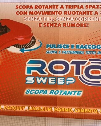 Scopa rotante a tripla spazzola senza fili