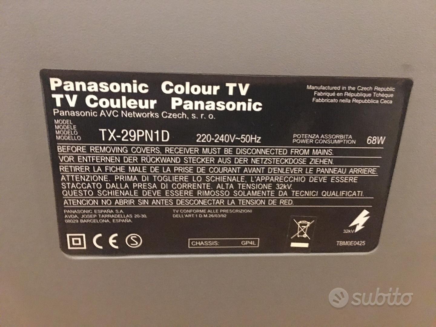 Televisore Panasonic TX-29PN1D (29 pollici) - Audio/Video In vendita a Monza  e della Brianza