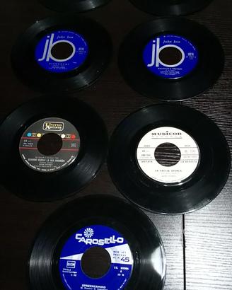 7 dischi vinile 45 giri - dallara-tajoli-pitney