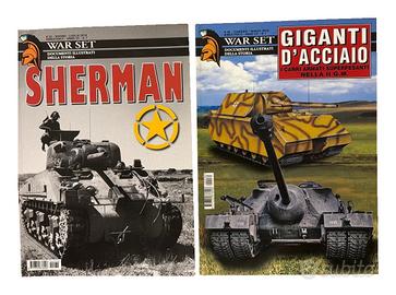 2 Riviste WAR SET Giganti d'Acciaio + Sherman