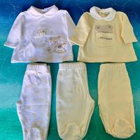 Set nascita due completi neonati +un paio ghettine