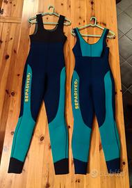 2 Set attrezzatura sub completi