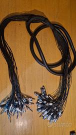 Frusta  cavo Proel 40 fili 4 metri Multipair Snake