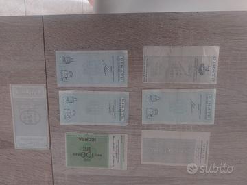 mini assegni in lire