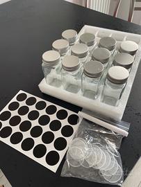 12 Barattoli spezie 120ml