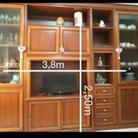 parete attrezzata in buono stato 