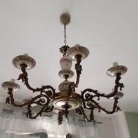 Lampadario a sospensione antiquariato