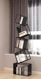Libreria A 5 Livelli Scaffali Quadrati Impilati
