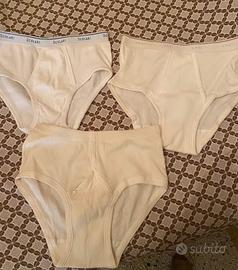 Tre slip da uomo in cotone