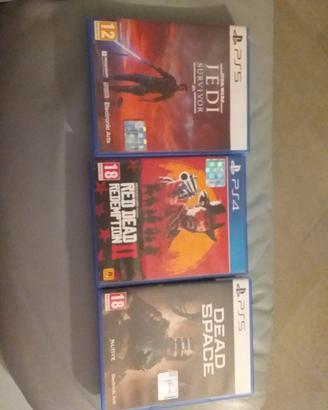 STAR WARS JEDI SURVIVOR, RED DEAD 2, DEAD SPACE