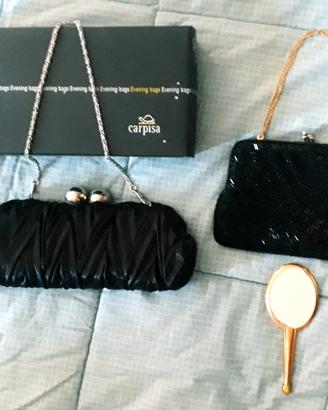 Borsetta pochette antica +specchietto +borsa Carpi