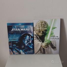 Lotto Star Wars Trilogia OG + Prequel Blu-Ray 
