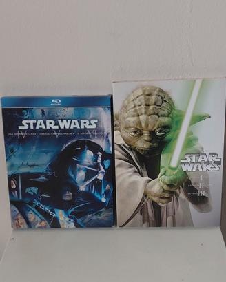 Lotto Star Wars Trilogia OG + Prequel Blu-Ray 
