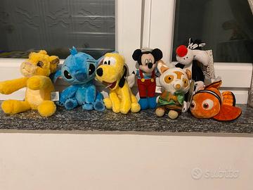 Set peluche Disney/dreamworks/looney tunes