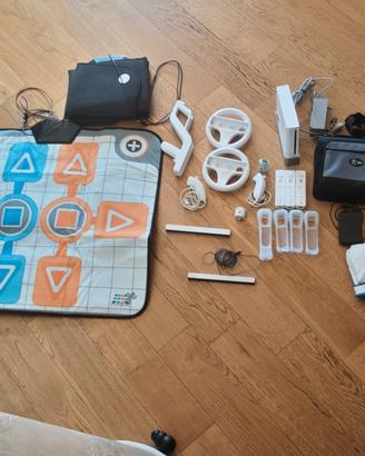 Nintendo wii + hard disk con 276 giochi e varie