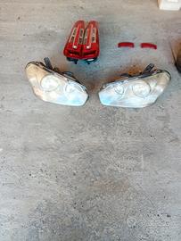 fanali anteriori e posteriori 