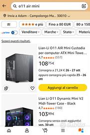 Case ATX Lian li O11 Air Mini