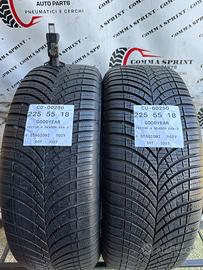 2 PNEUMATICI 225/55 R18 GOODYEAR 4 STAGIONI 80%