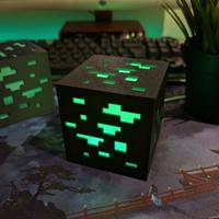 Minecraft Ore Led Lightbox lampada