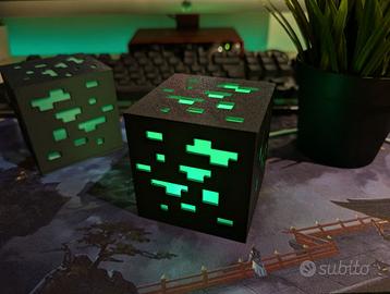Minecraft Ore Led Lightbox lampada