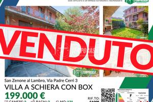 VILLA A SCHIERA CON BOX LIBERA SUBITO!!!
