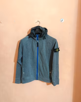 Felpa Stone Island tg S con zip e cappuccio