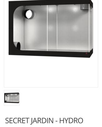 growbox con sistema di ventilazione